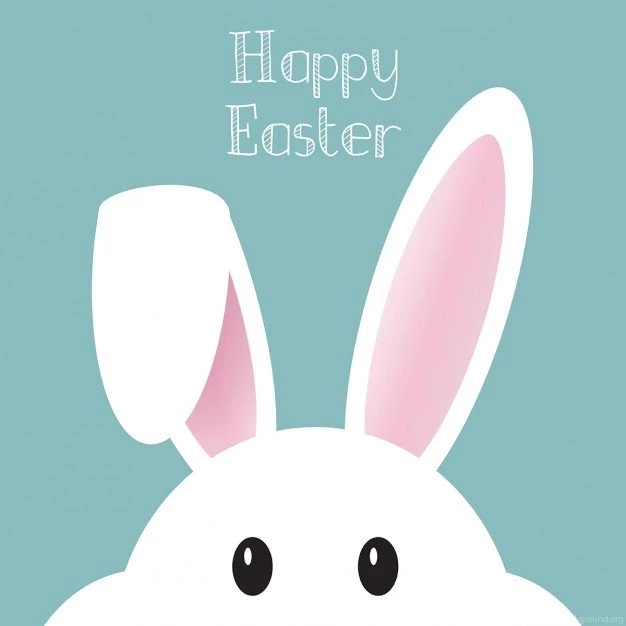 Cute Backgrounds With Easter Bunny Vector