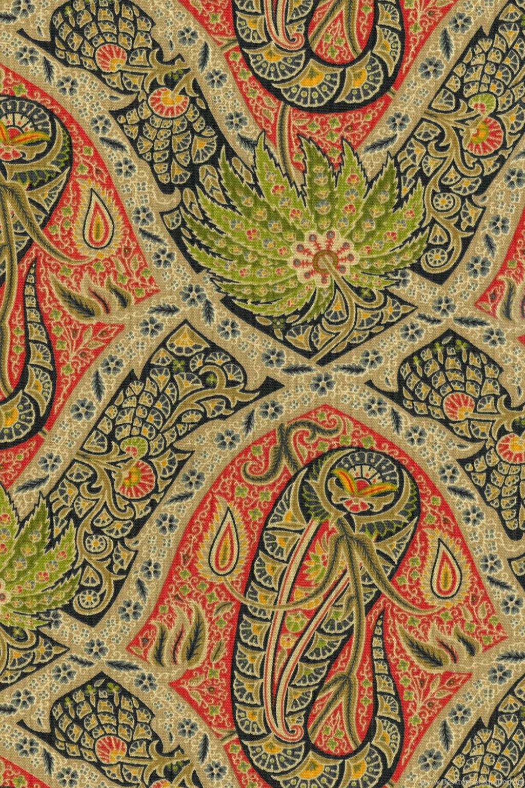 Tommy Bahama Outdoor Fabric  Polynesian Paisley Ebony