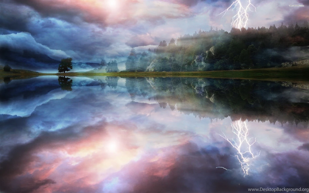 Stormy Lake Wallpapers