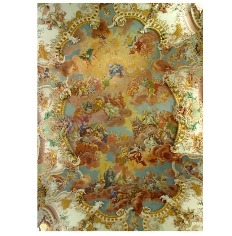 Aliexpress.com : Buy Custom Photo Wallpapers Ceiling Fresco Ceiling ...