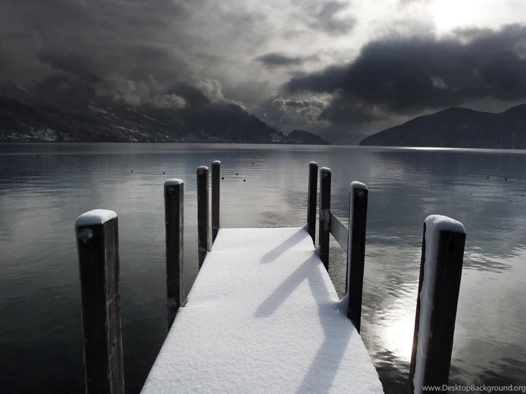 1600x1200 Stormy Lake Desktop PC And Mac Wallpapers