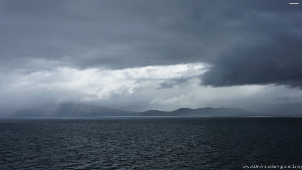 Stormy Clouds Over The Sea Wallpapers