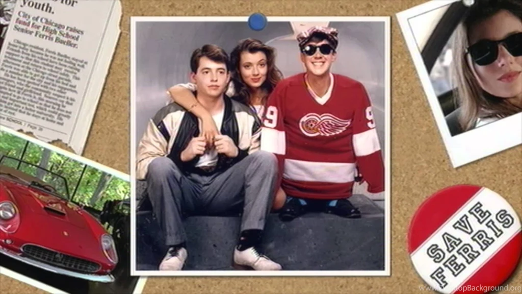 Ferris Bueller's Day Off 1986 Scrapbook Mathew Broderick Mia Sara ...