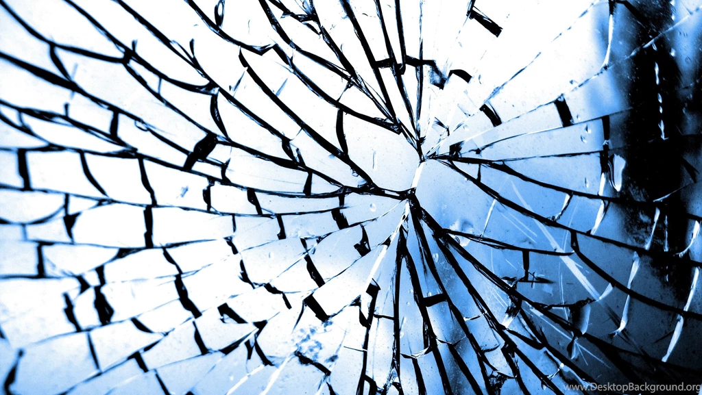 Broken Glass Shattered Crack Abstract Window Bokeh Pattern ...