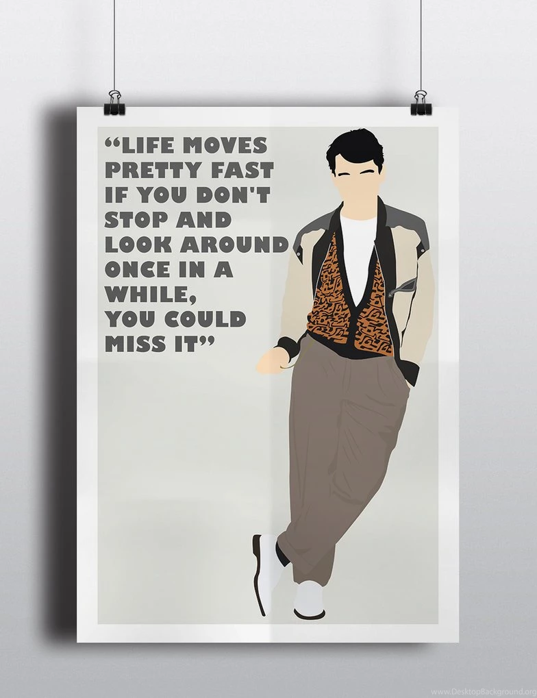 Ferris Bueller Minimal Poster By Posteritty On DeviantArt