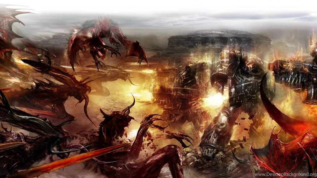 Warhammer 40K Daemons Art, Chaos, 1920x1080 HD Wallpapers And FREE ...