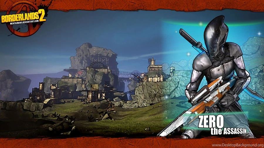Borderlands 2   Wallpapers Pack   Zer0 UI By Mentalmars On DeviantArt