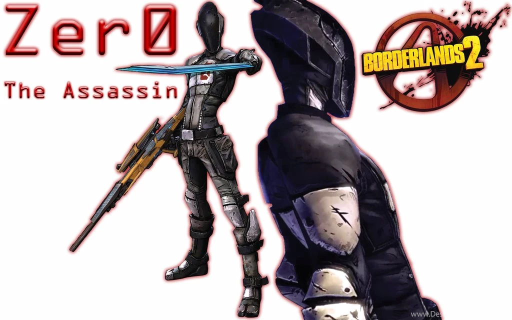 Borderlands 2   Zer0 Wallpapers (White) By Boy At Heart On DeviantArt