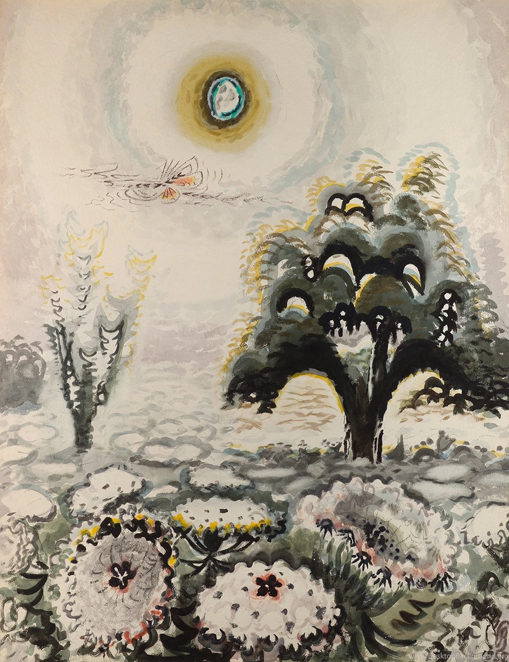 Charles Burchfield's Wallpapers Designs To Go On View At The Arkell ...