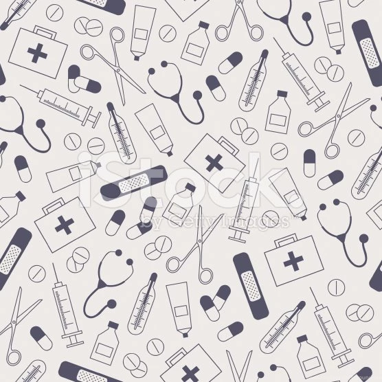 Medical Seamless Backgrounds Stock Vector Art 12949788 IStock