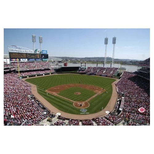 Amazon.com : Cincinnati Reds Great American Ballpark 4x6 Feet ...