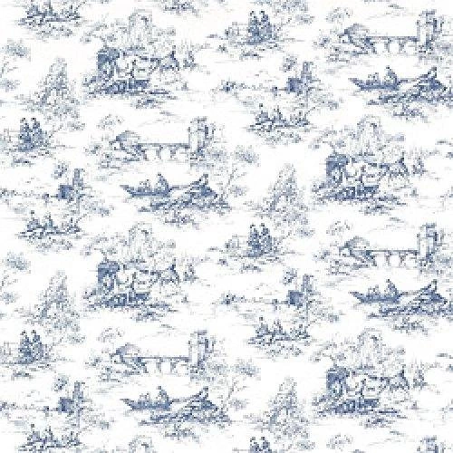 Blue And White Toile Wallpapers