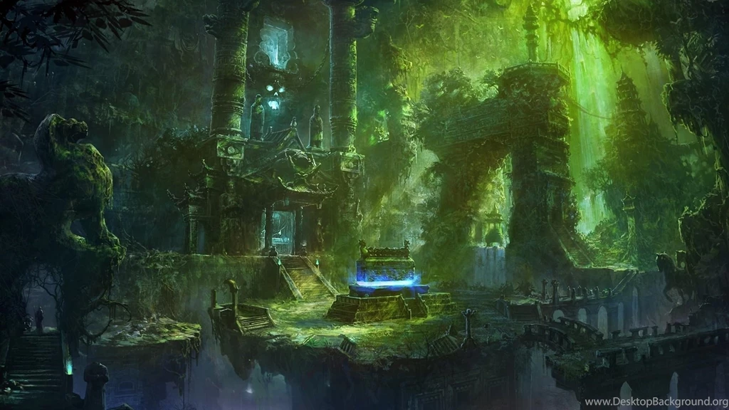 Download Wallpapers 1920x1080 Tomb, Castle, Ladder, Debris ...