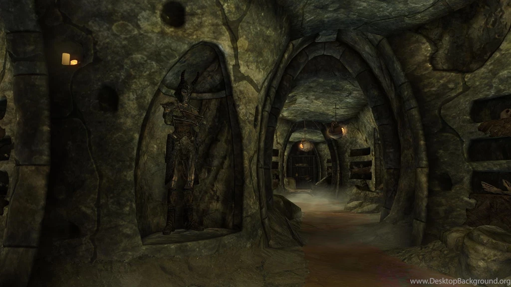 The Elder Scrolls Skyrim Draugr Deathlord Tomb Wallpapers ...