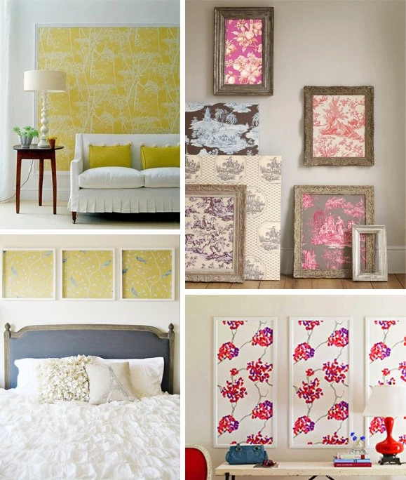Weekend Project: Framed Wallpapers