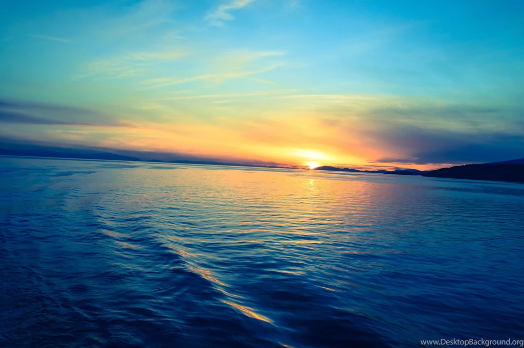 Sunset Wave Ocean 5K Retina Smashing Wallpapers Free HD Wallpapers ...