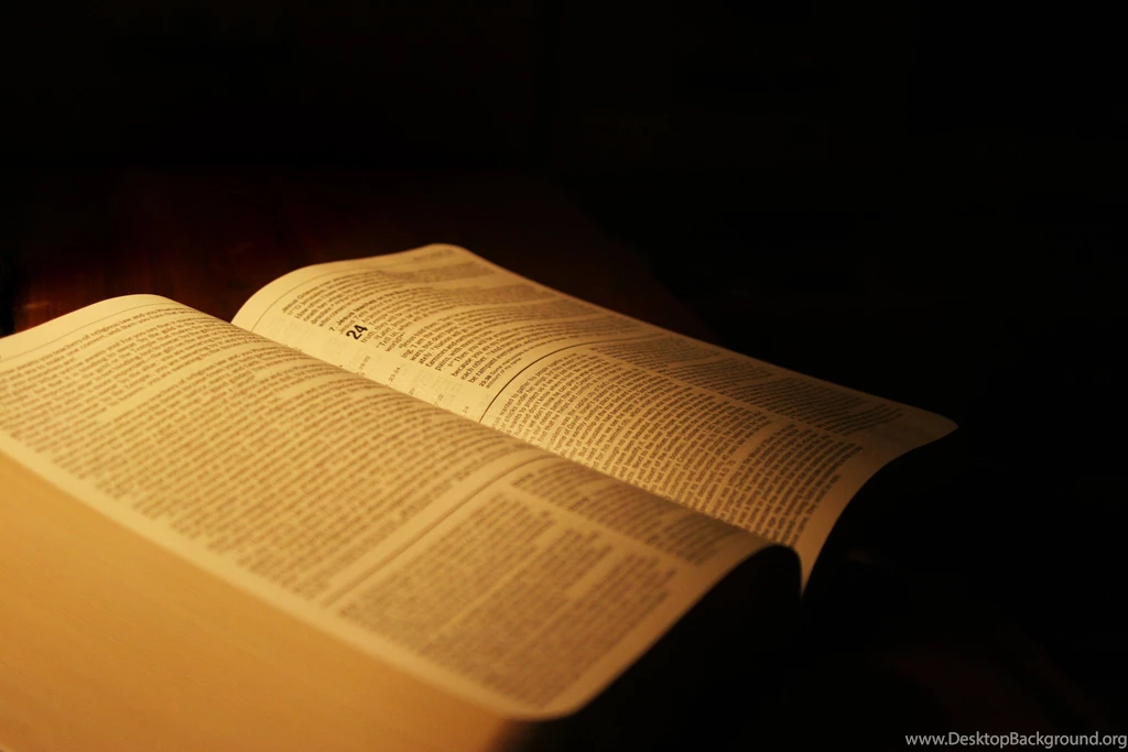 Open Bible On A Table