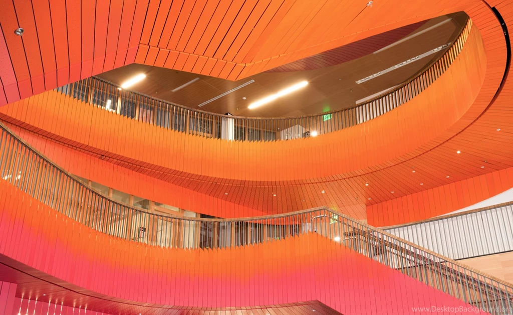 Amorphis Create A A Beautiful, Sunset Atrium For Oregon State ...