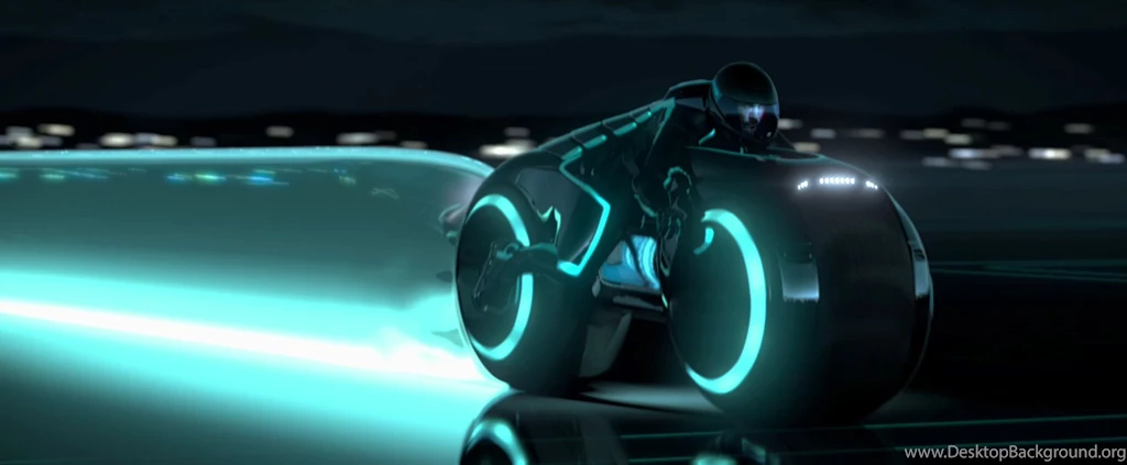 Tron Legacy Light Cycle Desktop Wallpapers