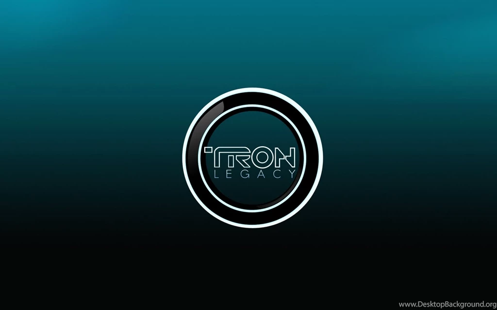 Disney's Tron Legacy Logo Desktop Wallpapers