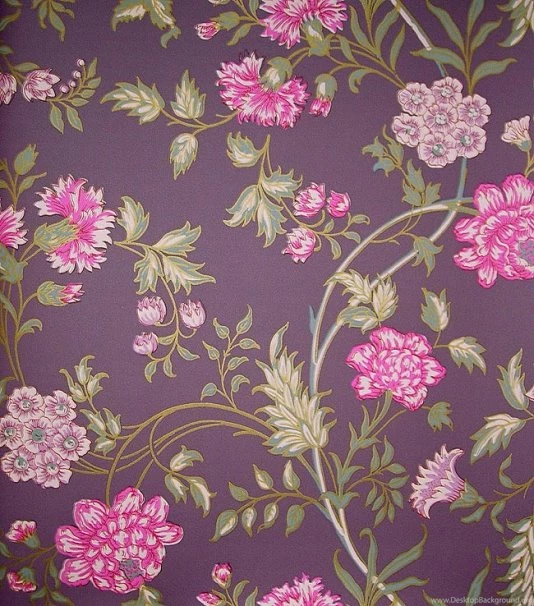Purple Floral Wallpapers