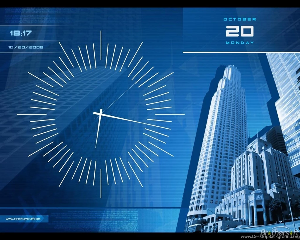 Download Free Architecture Clock Screensaver ArC1, Architecture ...