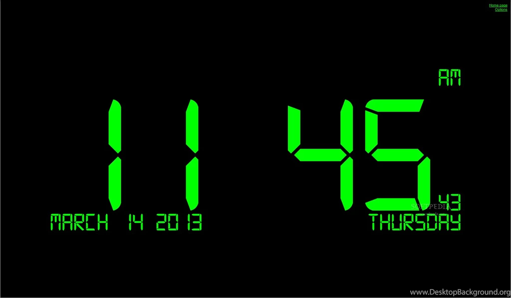 RePin Image: Digital Clock Wallpapers 2 On Pinterest