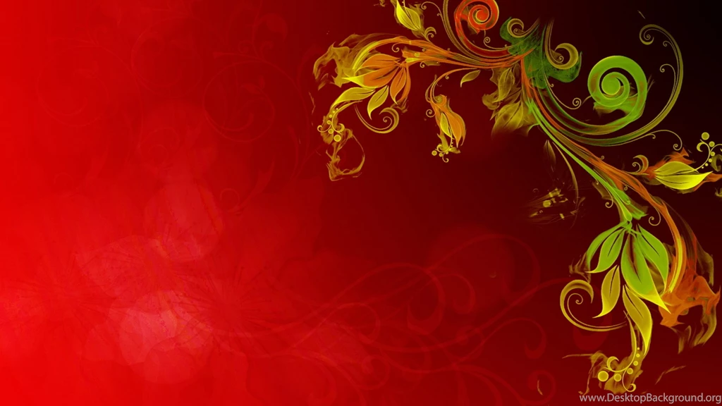 Abstract Swirl Flowers Wallpapers
