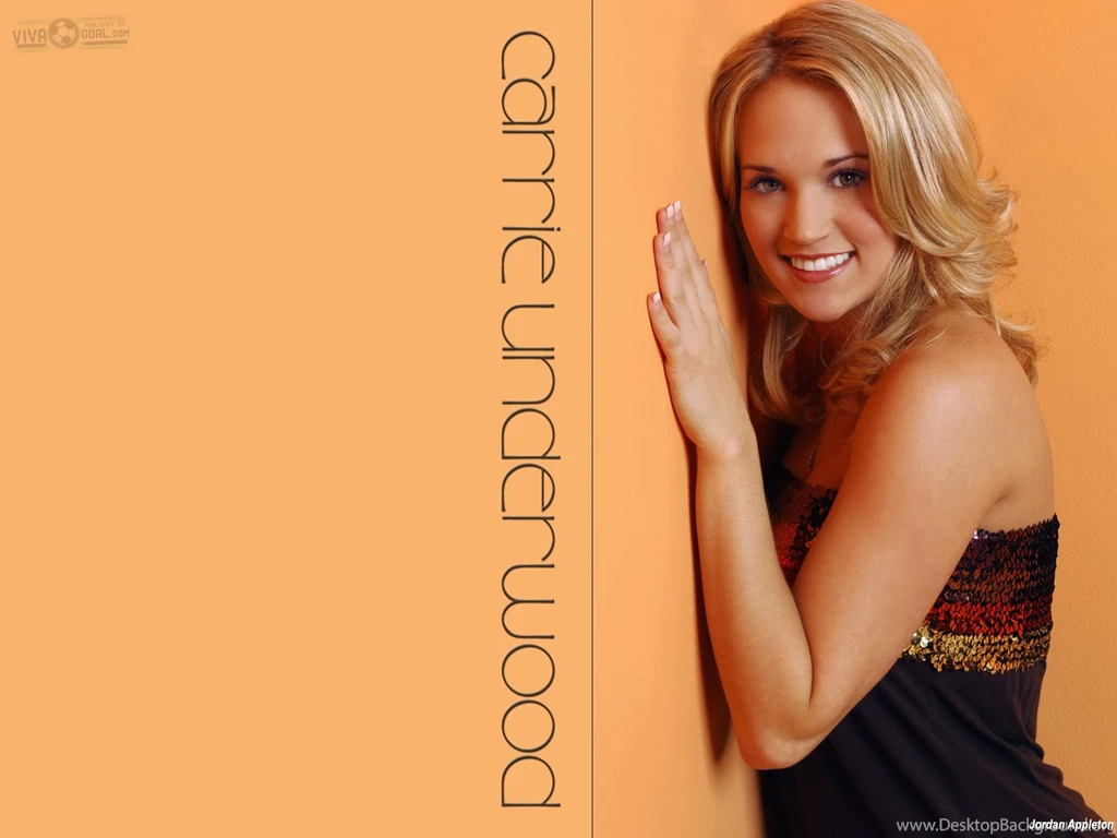 Christian Singer: Carrie Underwood On Orange Wall Wallpapers ...