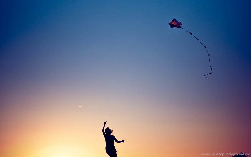 Sky Mood Girl Beauty Beautiful Free Kite Free Desktop Backgrounds ...
