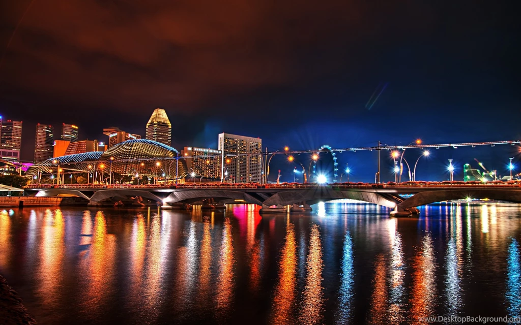 London Bridge At Night HD Desktop Wallpapers