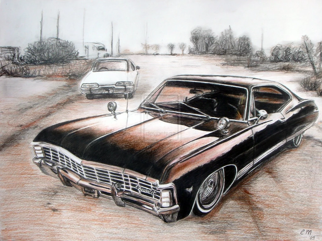 Wallpapers Pictures Photos: 67 Impala Corner Lights
