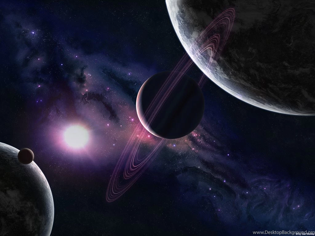 Full HD Wallpapers + Space, Planets, Stars, Sun, Rings