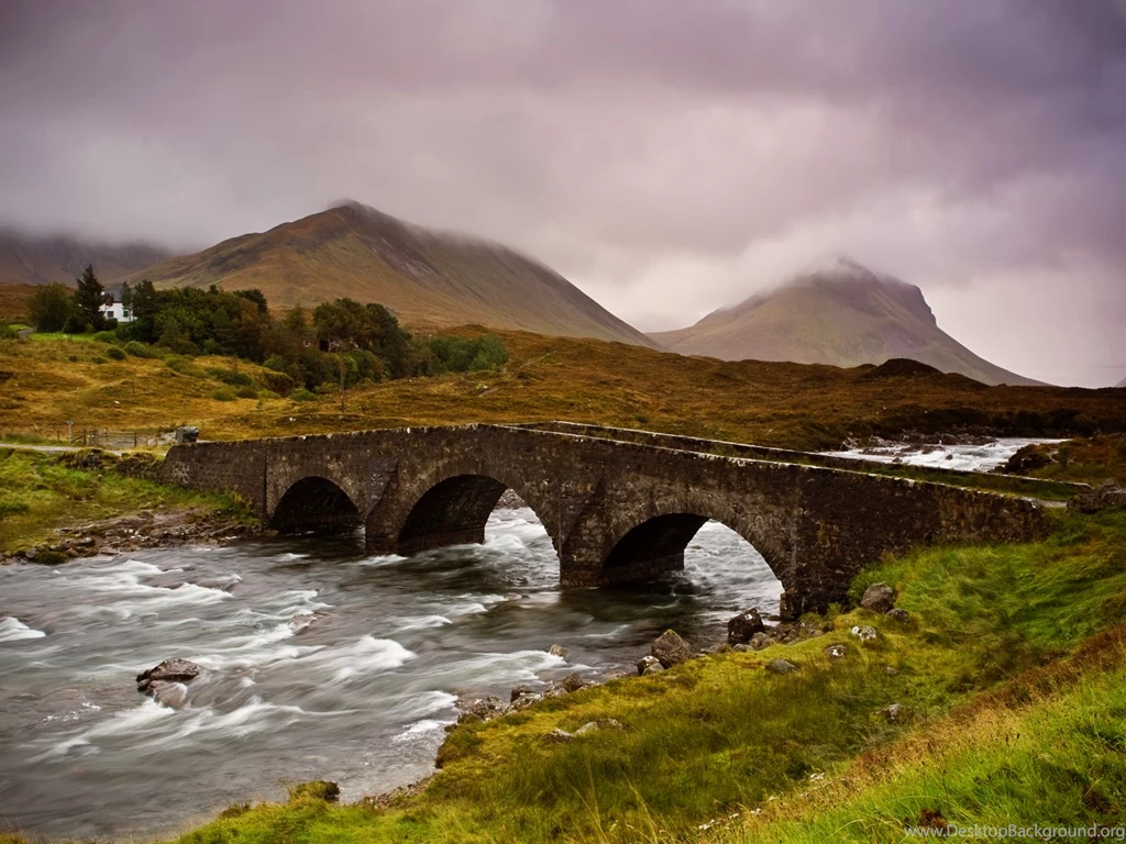 Scottish River Bridge Wallpaper, Giving Milton Credit For ...