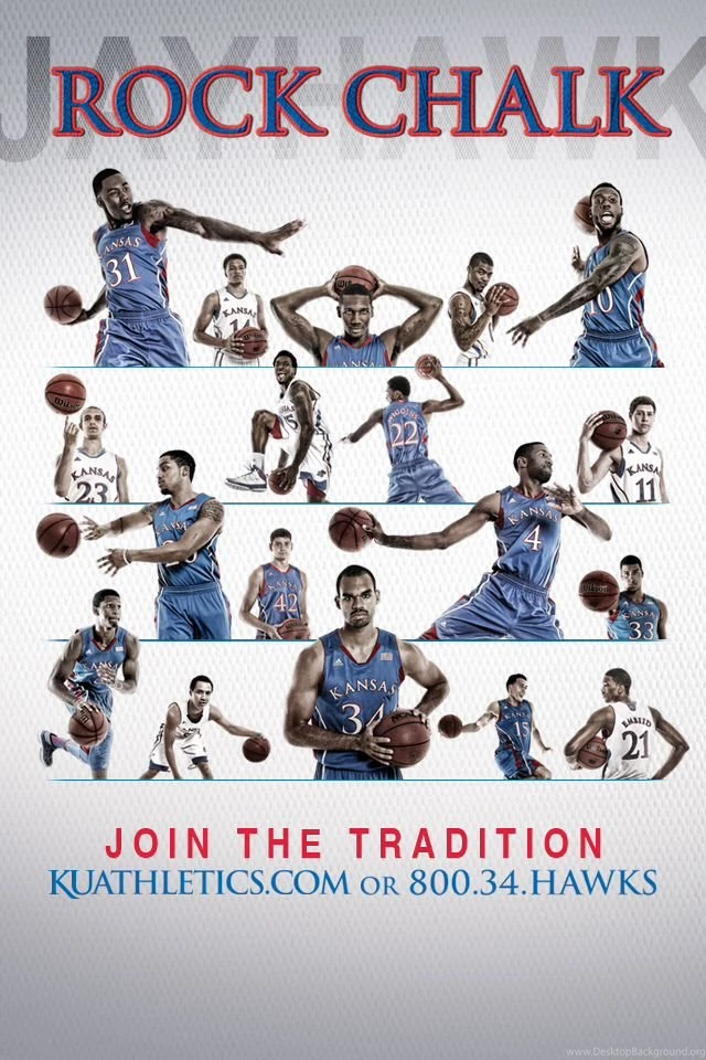 iPhone Wallpaper. 2013 2014 KU Jayhawk Men's Basketball Team ...