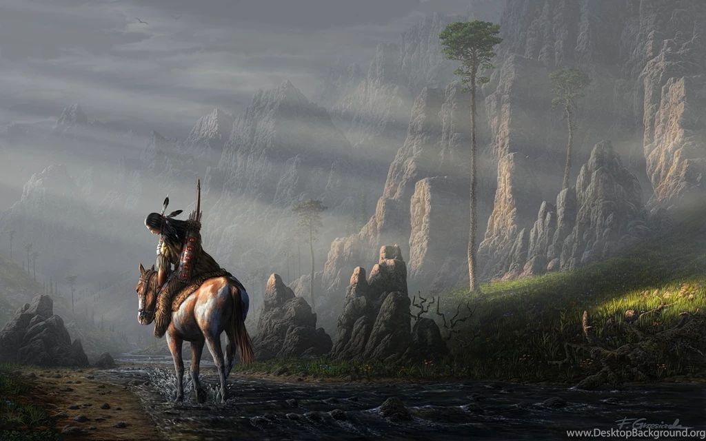 Download Artistic Native American Wallpapers 1680x1050
