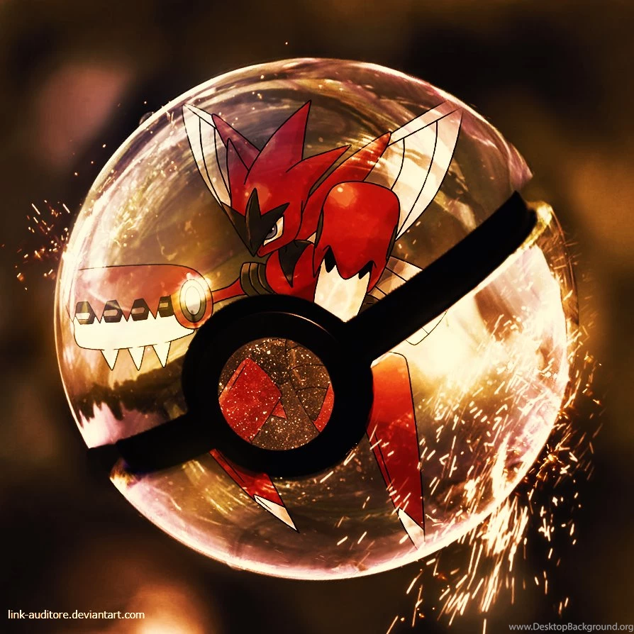 Mega Scizor Pokeball By Link Auditore On DeviantArt