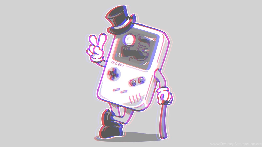 Download Wallpapers 2560x1440 Gameboy, Anaglyph, 3d Mac iMac 27 HD ...