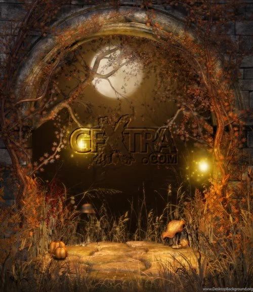 Beautiful Autumn Gothic Backgrounds 9, 12xJPG » Vector, Photoshop ...