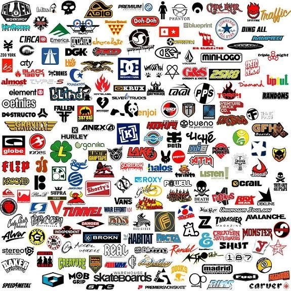 All Skateboarding Logos