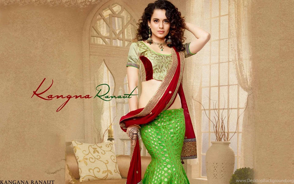 Beautiful Kangana Ranaut Saree Hd Wallpapers