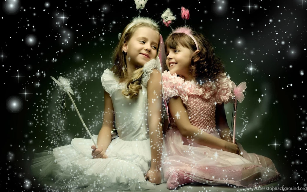Two Little Beautiful Angels HD Wallpapers