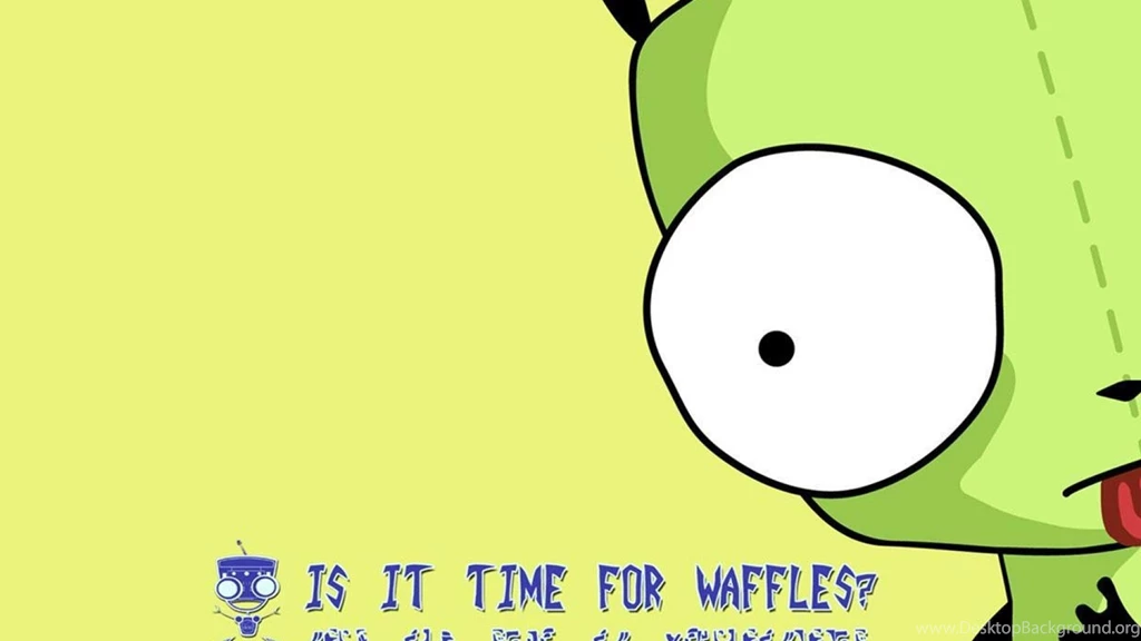 Gir Invader Zim Waffles Wallpapers   (