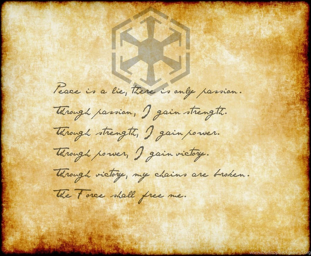 The Jedi Code By Phoenix  Senpai On DeviantArt