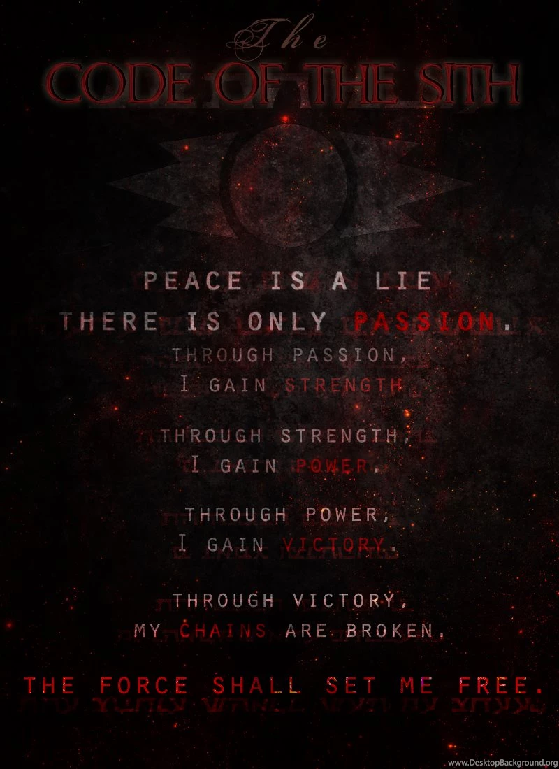 Sith Code Image By Me