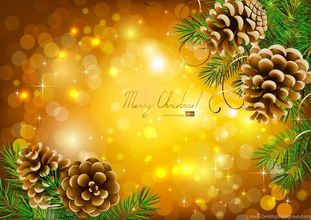 Beautiful Christmas Backgrounds 03 Vector Free Vector / 4Vector