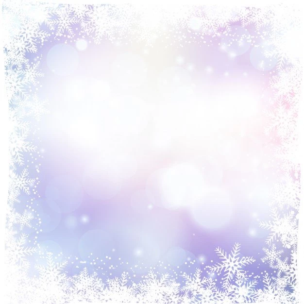 Christmas Backgrounds With Snowflakes In Borders Vector