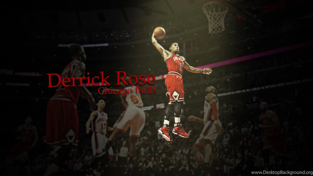 Derrick Rose Dunk   Wallpaper.