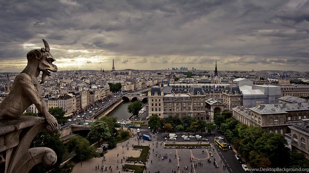 Notre Dame Paris Gargoyle Wallpapers » WallDevil Best Free HD ...