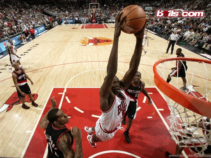 Luol Deng Bulls Dunk Wallpapers Streetball